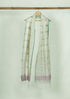 Wheel Jamdani Natural Dyed Patnulu Cotton Handloom Stole - White