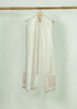 Vista Kuppadam Natural Dyed Patnulu Stole - Red & White