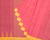 Patnulu Kuppadam Jamdani Small Temple Kada Zari Cotton Handloom Saree - Maroon