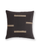 Nizam Border Buta Cotton Handloom Cushion - Black - 16X16 inches - Single Piece