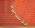 Climbing Stripe Turned Weft Cotton Handloom Saree - Red