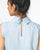 Turtle Neck Sleeveless Kurta - Powder Blue