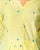 Handloom Cotton Pleated Gher Kurta - Lemon Yellow