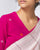 Cotton Handloom Wrap Blouse - Pink
