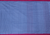 Check 5/5 Kuppadam Cotton Handloom Saree with Silk Border Blouse - Blue