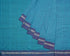Small Chequered Dobby Cotton Handloom Saree - Blue
