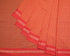 Small Chequered Dobby Cotton Handloom Saree - Maroon