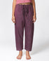 Jamdani Tapered Pants - Purple