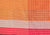 Narayanpet Stepwell Turned Weft Cotton Handloom Saree - Orange