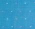 Crescent Buta Cotton Handloom Fabric- Blue