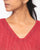 Kaftan Cotton Handloom Top - Alzerian red