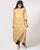 Handloom Cotton Flared Kurta - Beige