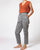 Cotton Handloom Tapered Formal Pants - Grey