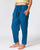 Cotton Handloom Tapered Pyjamas - Indigo Blue