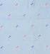 Square Duet Buta Cotton Handloom Fabric - Light Blue
