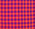 YCR Checks Cotton Handloom Fabric - Blue, Pink and Orange
