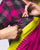 Handloom Cotton Wrap Blouse - Multicolour