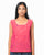 Sleeveless Cotton Handloom Top - Pink