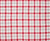YCR Checks Cotton Handloom Fabric - Red, White and Grey