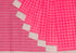 Body Check Kuppadam Cotton and Handspun Handloom Saree - Pink