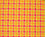 Multicolor Buta Checks Cotton Handloom Fabric - Green, Orange and Pink