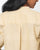 Natural dyed Cotton Handloom Top with Yoke Tucks - Pastel Yellow