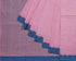 Zigzag Kuppadam Cotton and Handspun Handloom Saree - Pink