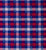 Buta Multicolor Checks Cotton Handloom Fabric - Blue and Red