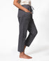 Checks Tapered Pants - Black