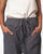 Checks Tapered Cotton Handloom Pants - Black