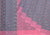 Tie and Dye Border Cotton Handloom Saree - Grey, Pink