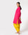 Handloom Cotton Basic Kurta with Buta - Pink