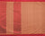 Triangle Dobby Kuppadam Cotton Handloom Saree with Silk Border - Dark Grey