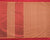 Triangle Dobby Kuppadam Cotton Handloom Saree with Silk Border - Dark Grey
