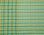 Checks Multicolour Buta Cotton Handloom Saree - Blue, turquoise, Yellow