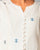 Handloom Cotton Pleated Kurta with Gher in Jamdani Buta - White