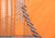 Narayanpet Chain Dobby Cotton Handloom Saree - Orange