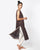 Handloom Cotton Boat Neck Sleeveless Kurta - Dark Brown