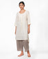 Asymmetric Hem Kurta - White